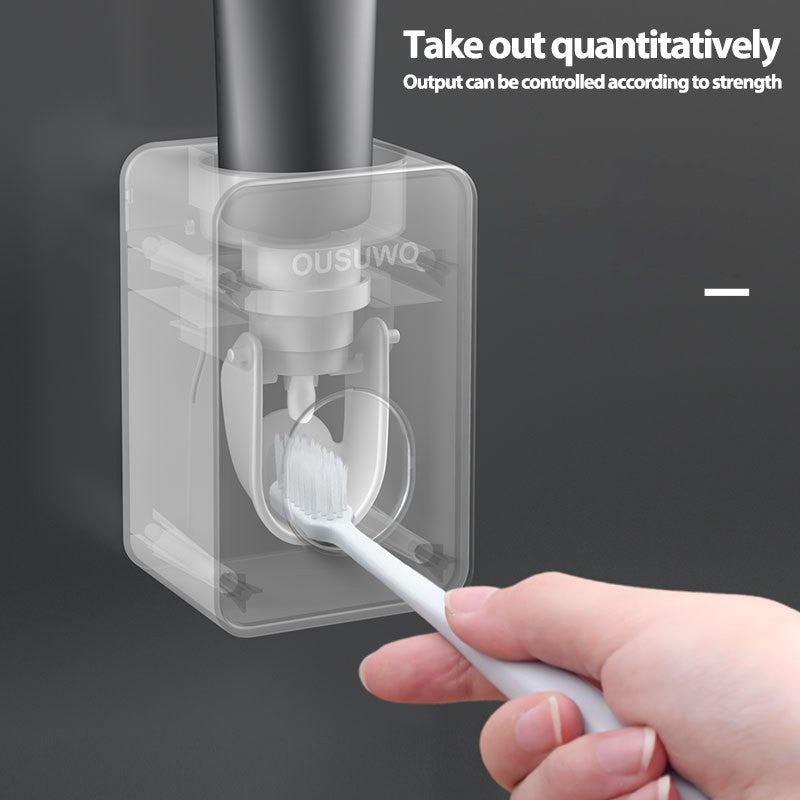 This is an automatic toothpaste squeezer