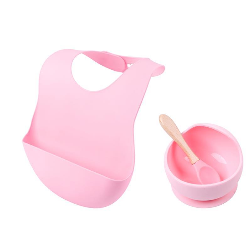 This is a waterproof Feeding Silicone Bib