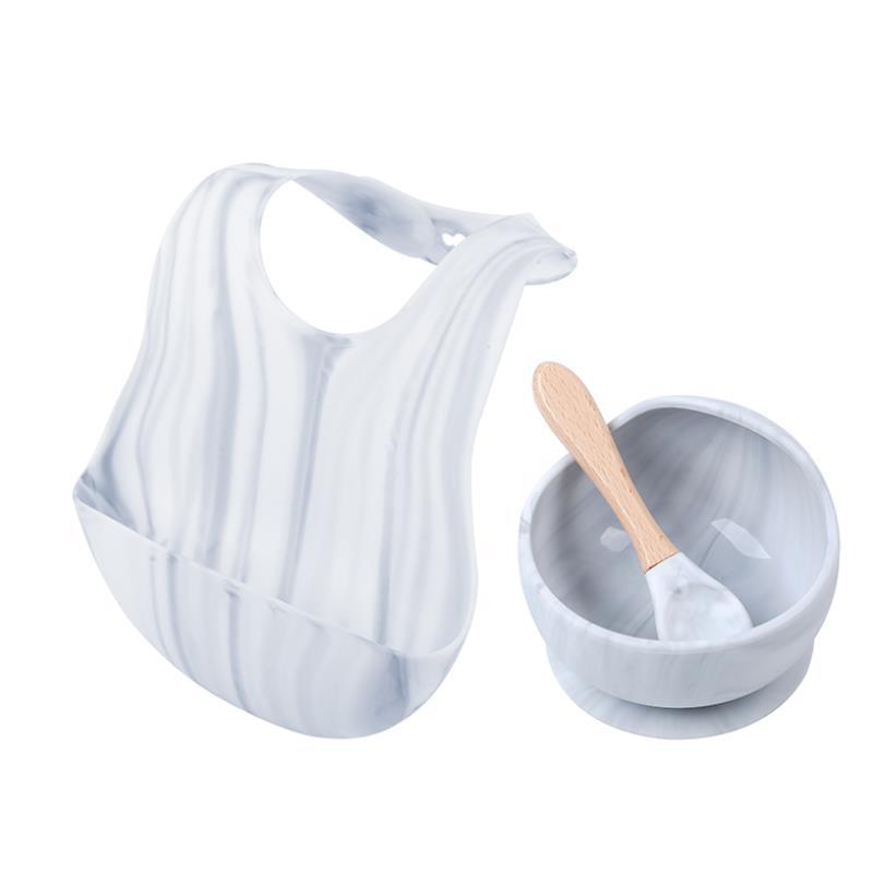 This is a waterproof Feeding Silicone Bib