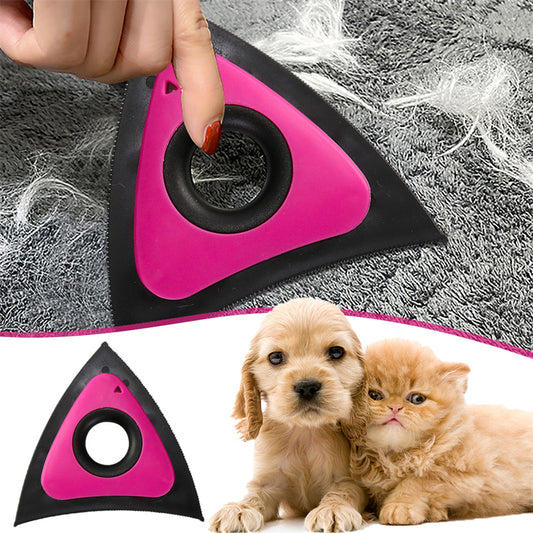 This is a triangle Electrostatic Dog Hair Cleaner