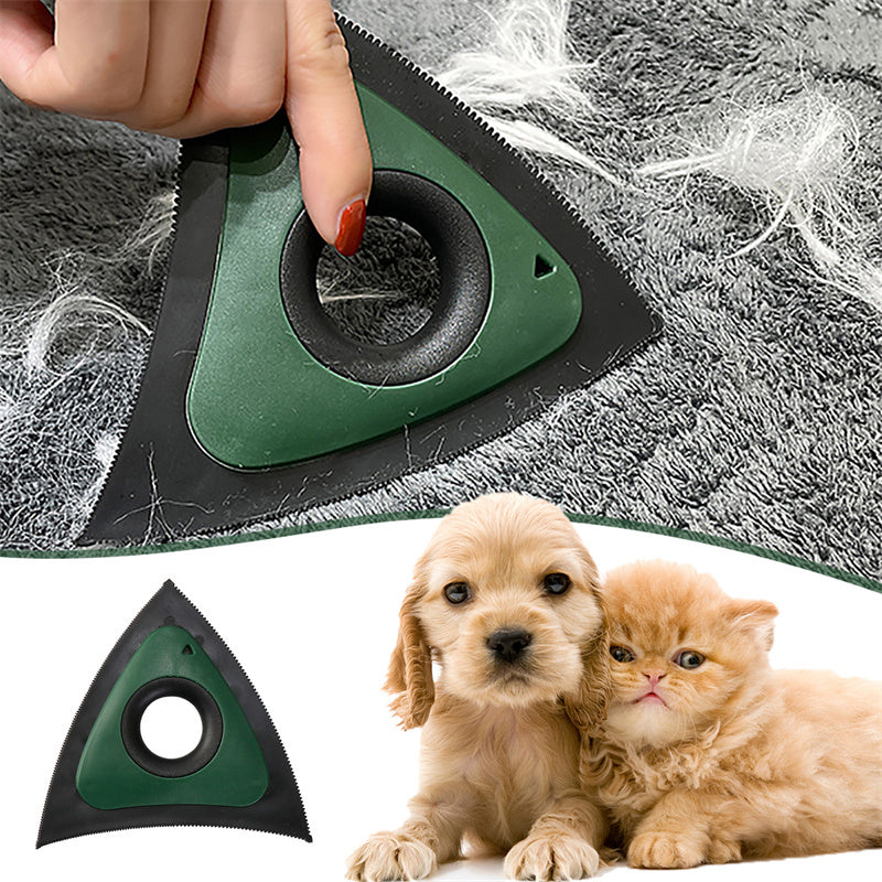 This is a triangle Electrostatic Dog Hair Cleaner