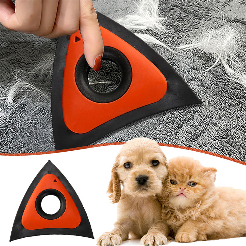 This is a triangle Electrostatic Dog Hair Cleaner